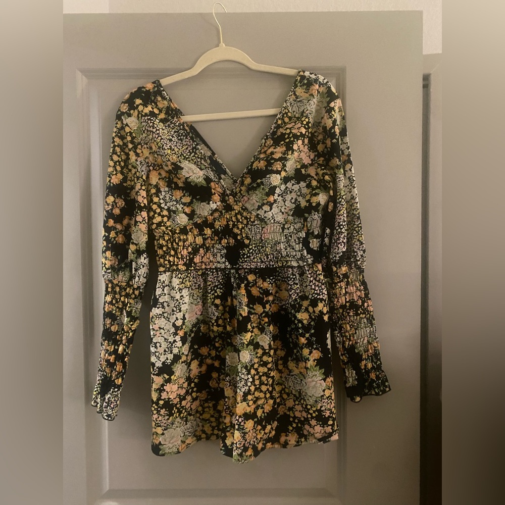 NWT ASOS Floral Shorts Romper